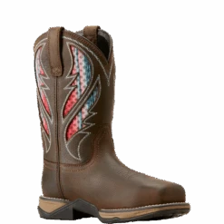Ariat Ladies Anthem Vent Tek Waterproof Brown Work Boots 10050827