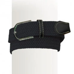 Ovation Ladies Braided Stretch Belt Black