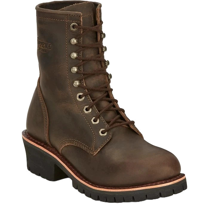 Chippewa Men's Classic 2.0 Logger Brown Leather Boots NC2090 1 Chippewa Men's Classic 2.0 Logger Brown Leather Boots NC2090
