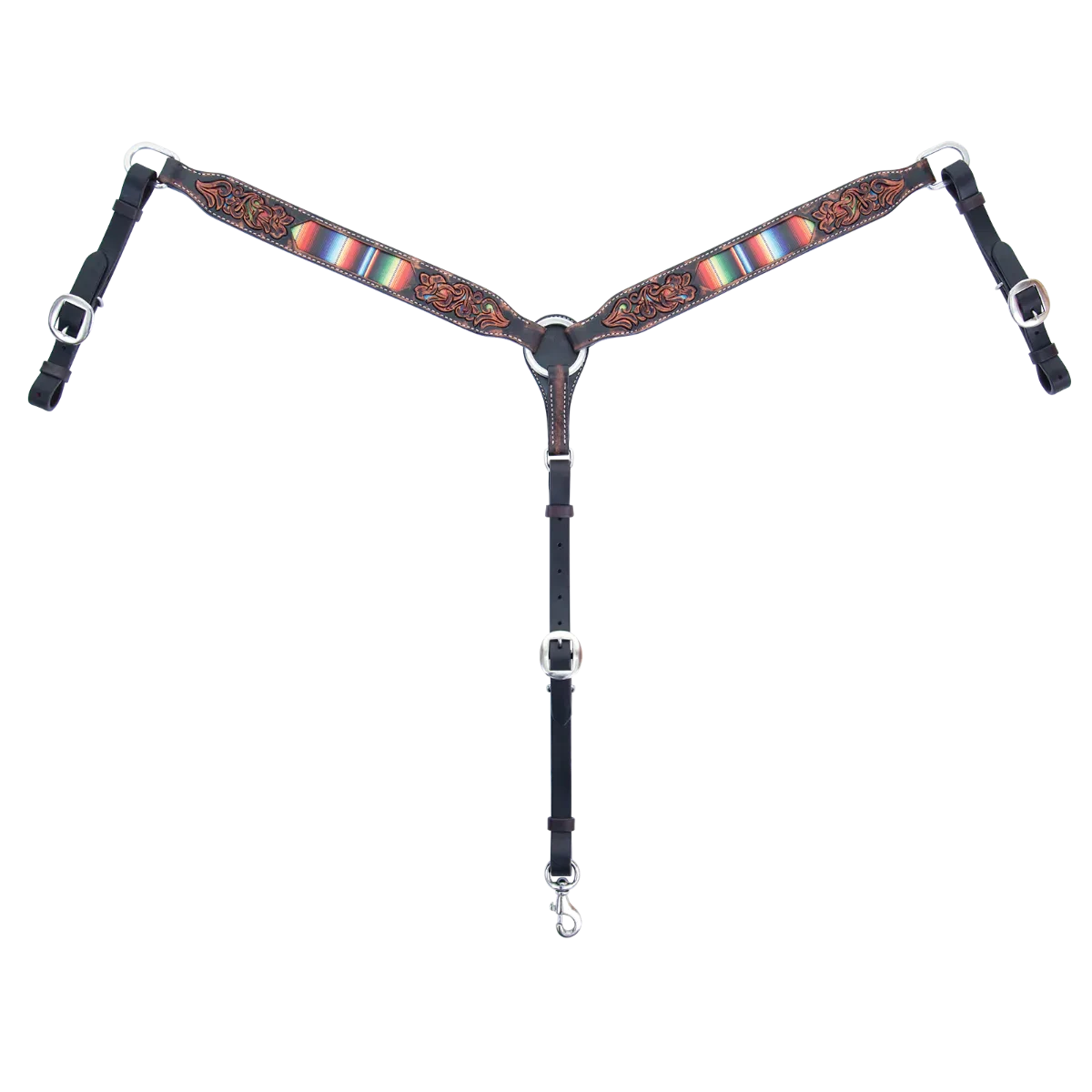 Circle Y Serape Breast Collar 1 Circle Y Serape Breast Collar