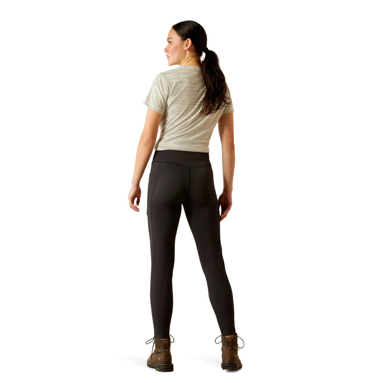 Ariat Ladies Rebar Lightweight Black Leggings 10058778 2 Ariat Ladies Rebar Lightweight Black Leggings 10058778 - Image 2