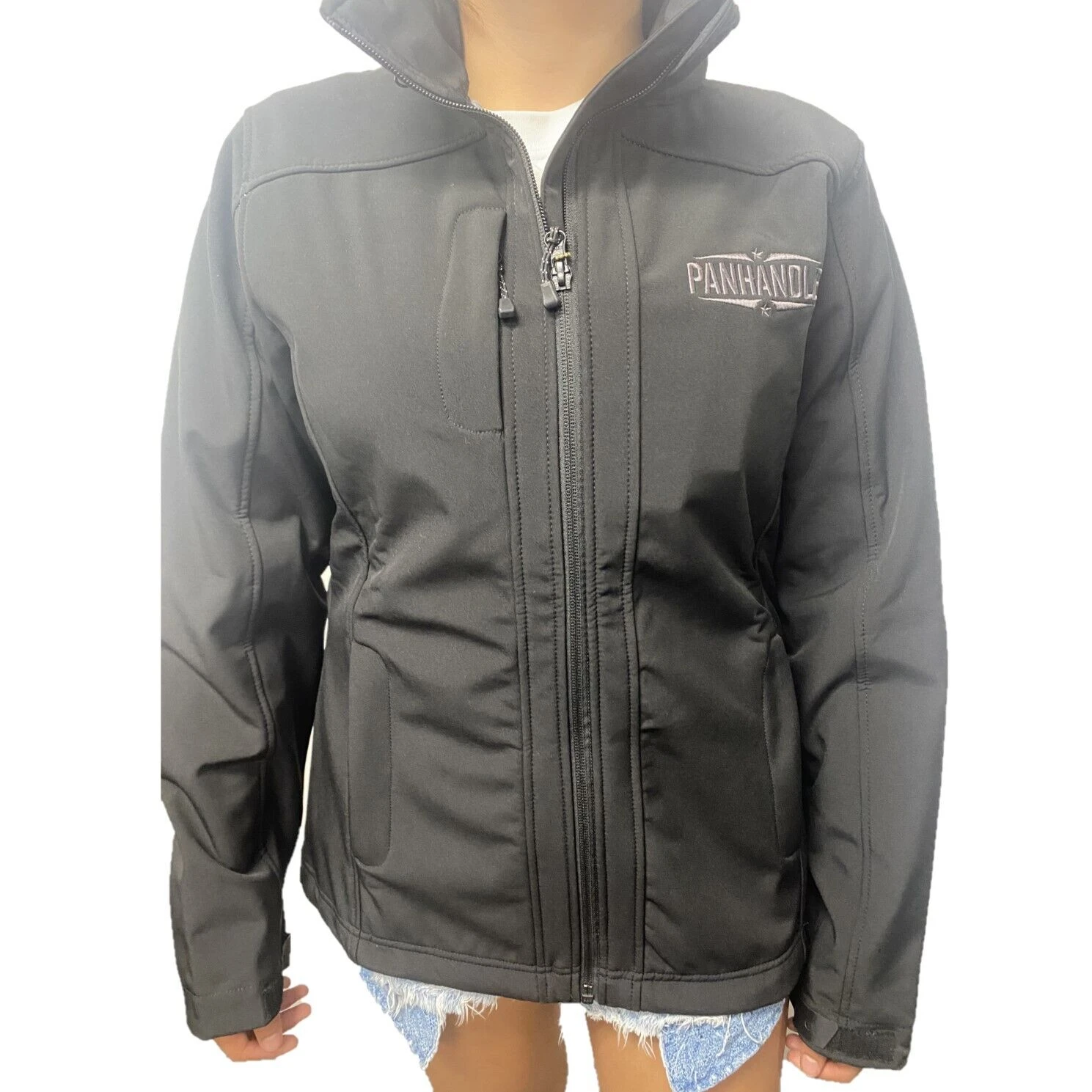 Powder River® Ladies Performance Softshell Black Jacket 52-9645-01 1 Powder River® Ladies Performance Softshell Black Jacket 52-9645-01
