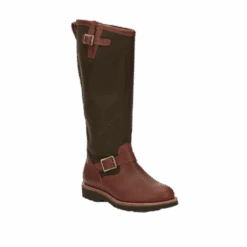 Chippewa Men's Descaro 17" Oro Russett Brown Snake Boots SN5913