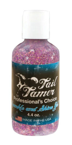 Professional's Choice Tail Tamer Sparkle And Shine Gel 4.4oz 15 Professional's Choice Tail Tamer Sparkle And Shine Gel 4.4oz -Wildwest Boot Store tailtamergelpink