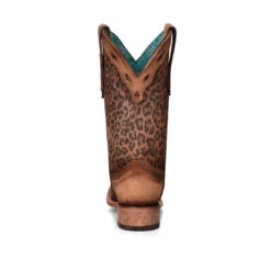 Corral Boots Corral Ladies Leopard Print Square Toe Boots C3788 -Wildwest Boot Store unnamed 3