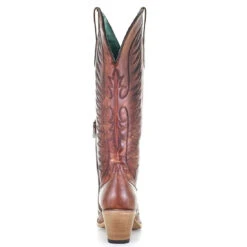 Corral Boots Corral Ladies Cognac Brown Embroidery Tall Leather Boots E1570 5 Corral Boots Corral Ladies Cognac Brown Embroidery Tall Leather Boots E1570 -Wildwest Boot Store unnamed 9
