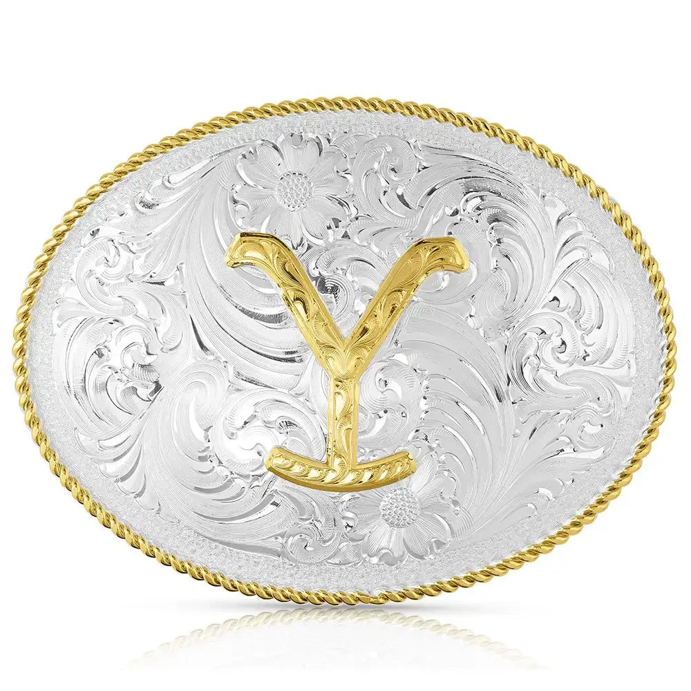 Montana Silversmiths The Yellowstone Dutton Ranch Belt Buckle YELLOW17 1 Montana Silversmiths The Yellowstone Dutton Ranch Belt Buckle YELLOW17